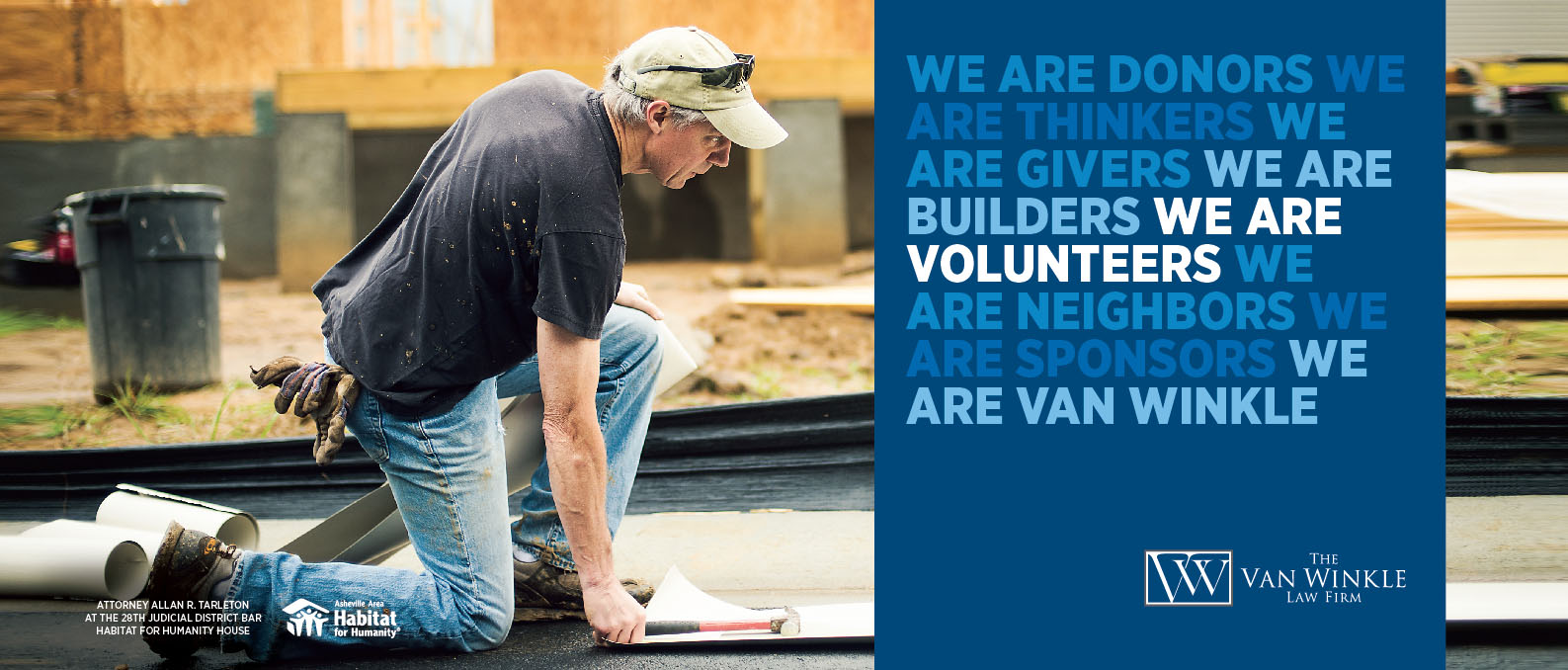 Portfolio We are Van Winkle Habitat for Humanity Advertisement