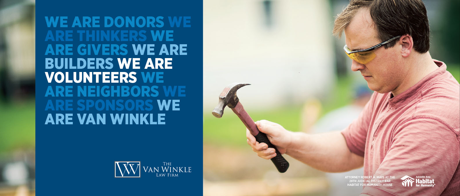 Portfolio We are Van Winkle Habitat for Humanity Advertisement