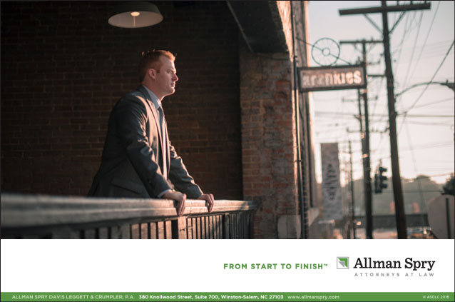 Portfolio Allman Spry Law Firm Advertisement