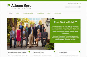 Portfolio Allman Spry Website