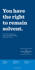 Portfolio Van Winkle Tax Ads